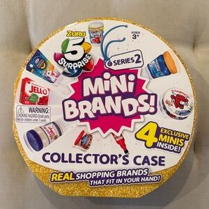 Mini Brands Zuru 5 Surprise Collector's Case - 21 Food Miniatures